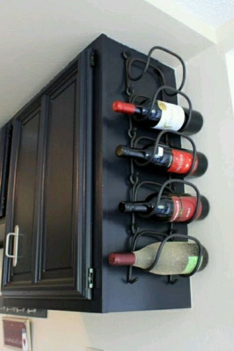 This Ingenious Hack Frees Up So Much Space In Your Kitchen Motorhome Trip, Iron Wine Rack, Kitchen Decorating, Rv Travel, Kitchen Redo, Winter Time, Dream Kitchen, My Dream Home, Winter Season