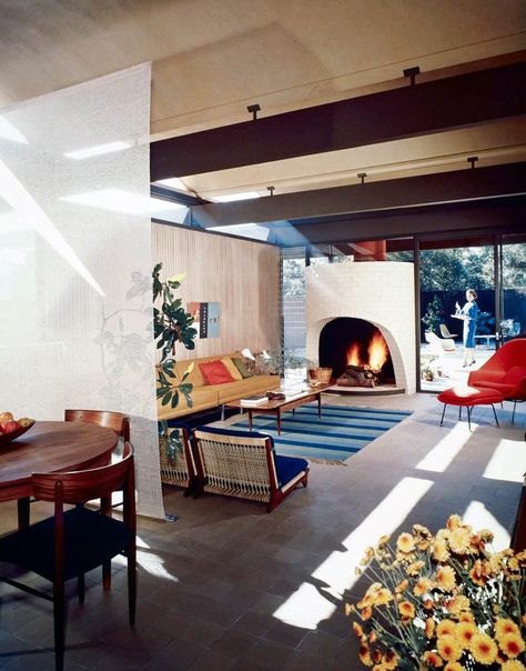 Mid Modern House, Case Study House, Case Study Houses, Mid Century Lounge, Mcm House, Sweet Coffee, Mid Modern, Cap Ferret, Mid Century Modern Interiors