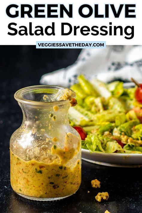 Green Olive Salad, Mediterranean Vegan, Olive Oil Salad Dressing, Tex Mex Salad, Vegetable Kebabs, Vegan Sauce, Bitter Greens, Olive Salad, Salad Dressing Recipes Homemade