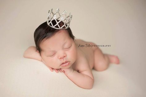 Crown newborn crown Photo Prop newborn photo prop | Etsy Diana Crown, Baby Crowns, Crown Photography, Newborn Crown, Crown Baby Shower, Crown Photo, Crown Photos, Baby Crown, Crown Baby