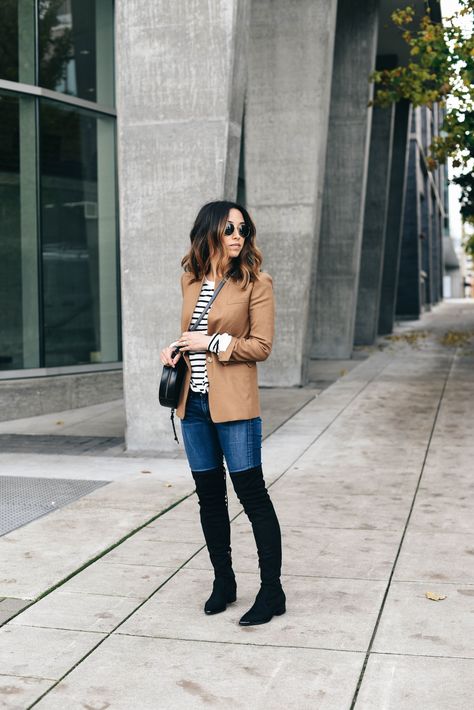 WHAT TO LOOK FOR WHEN SHOPPING FOR OVER-THE-KNEE BOOTS Long Black Boots Outfit, Long Boots Outfit, Crystalin Marie, Long Black Boots, Over The Knee Boot Outfit, Knee Boots Outfit, Black Boots Outfit, High Boots Outfit, Otk Boots