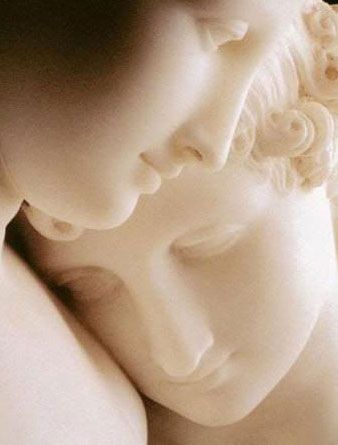 ♔ Louvre ~ Paris Eros And Psyche, Antonio Canova, Cupid And Psyche, Louvre Paris, Marble Sculpture, Graffiti Artist, Abstract Sculpture, Sculptures & Statues, Bronze Sculpture