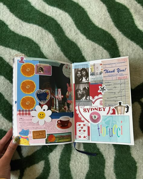 my recent journal spreads #junkjournal Cute Junk Journal, Junk Journal Photo Book, Junk Journal Spread, School Junk Journal, Reading Junk Journal, Junk Journal Using Magazines, Scrapbook Inspo, Memory Journal, Cool Journals