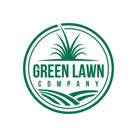 Lawn Care Logo. Lawn Services Logo Vector Template Lawn Care Logo, Landscaping Logo, Lawn Service, Green Planet, Care Logo, Service Logo, Vector Template, Youtube Banners, Logo Banners