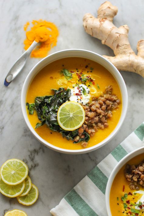 Turmeric And Ginger, Food Photography Composition, Ginger Soup, Food Photoshoot, Food Photography Inspiration, Food Photography Tips, Food Drink Photography, Food Photography Styling, Red Lentil