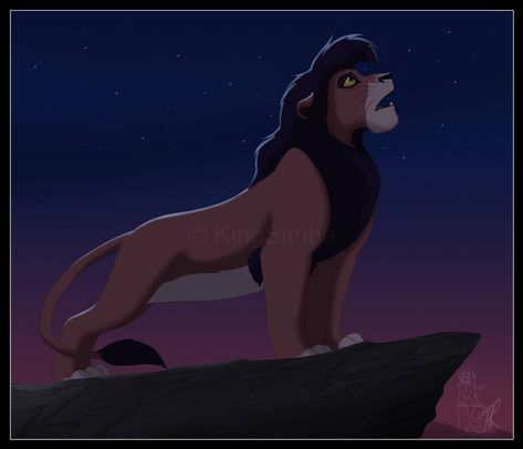 Not Alone by KingSimba on DeviantArt Kovu Lion King, Lion King 2 Kovu, King Crush, Lion King Kovu, Kiara And Kovu, The Lion Guard, Lion King Fan Art, Lion King 2, Lion King Art