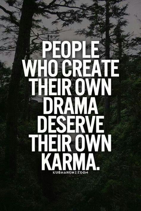 seriously, its about time. you feast on drama you create, so its about time it blows up in your face. Drama Quotes, Karma Quotes, Intp, Amazing Quotes, Infp, Infj, True Words, The Words, Great Quotes