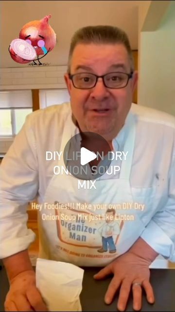 Daniel Cunningham on Instagram: "DIY Dry Onion Soup Mix #liptononionsoupmix #fyp #tips #tricks" Homemade Dry Soup Mixes, Onion Soup Mix Recipe, Dry Kitchen, Dry Soup Mix, Homemade Seasoning, Diy Mixes, Lipton Onion Soup Mix, Spice Mix Recipes, Mix Recipes