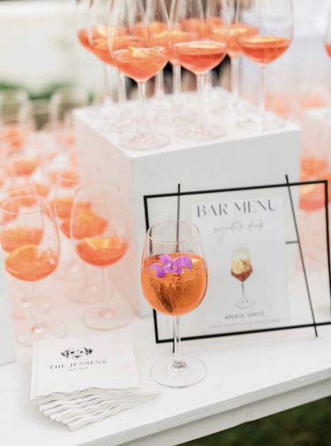 Signature Cocktail Cocktails With Vodka, Signature Cocktails, Wedding Cocktail, Bar Menu, Wedding Cocktails, Aperol Spritz, Signature Cocktail, Style Board, Wedding Inspo