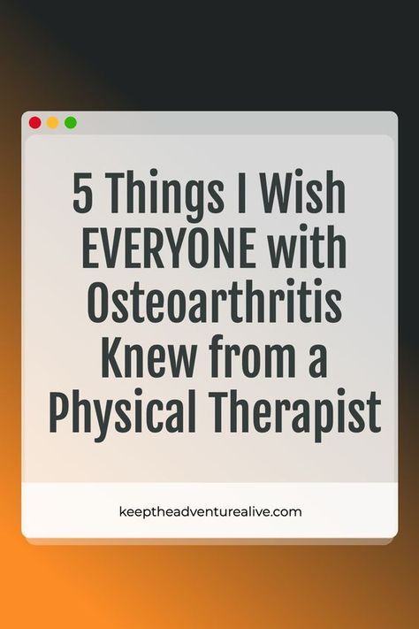 Osteoarthritis can bring pain and discomfort in more ways than one. However, there are ways to manage it. From understanding the right kind of exercise to diet tips, we've gathered five essential tips tailored for those with arthritis. Don't let arthritis hold you back. Read the article here and start your path to a pain-free, active life. Exercises For Arthritic Knees, Osteoporosis Diet, Knee Pain Relief Remedies, Knee Pain Relief Exercises, Osteoporosis Exercises, Bad Knee Workout, Joints Pain Remedy, Arthritic Pain, Hip Pain Relief