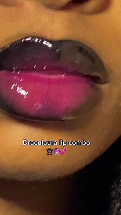 TikTok · Saturnian Lip Combo Tutorial, Draculaura Makeup, Glossy Lips Makeup, Makeup For Black Skin, Lip Makeup Tutorial, Makeup Artist Tips, Brown Skin Makeup, Makeup Help, Lip Combo