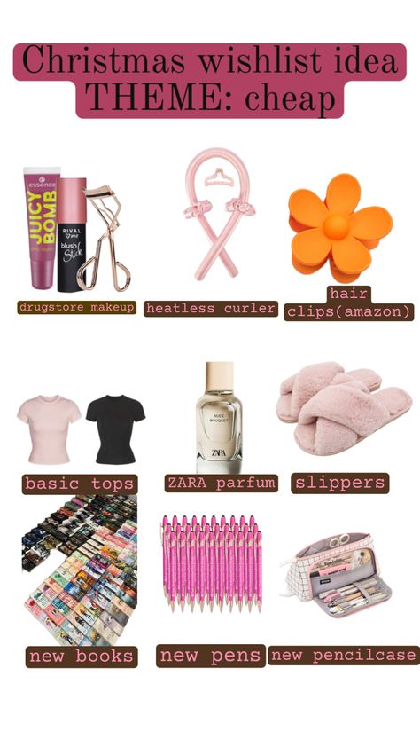 Zara Basic Top, Heatless Curlers, New Pen, Cheap Christmas, Drugstore Makeup, Zara Basic, Basic Tops, Christmas Wishlist, New Books