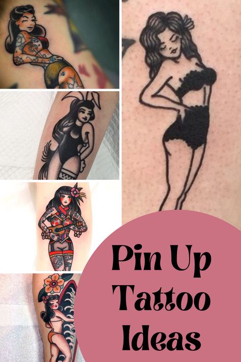 Are Pin Up Tattoos Sexist? - TattooGlee Pin Up Drawings Tattoo, Pinup Tattoo Ideas, Mustache Tattoo On Finger, Elephant Finger Tattoo, At Home Tattoo Removal, Best Tattoo Numbing Cream, Up Drawings, Tattoo Line Art, Pin Up Tattoo