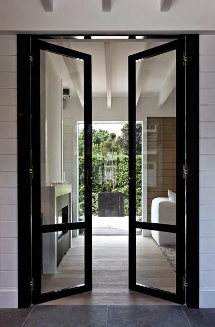 The Year's Best Trend: Interior Steel Doors and Windows Pirate Bar, Arched Interior Doors, Steel Doors And Windows, Arch Interior, French Doors Interior, French Door, Beautiful Doors, Steel Doors, Contemporary Living Room