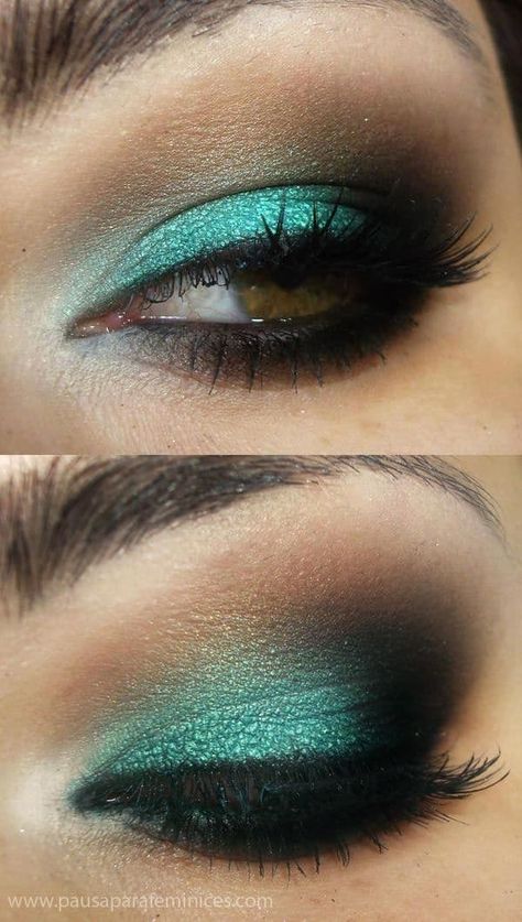 Go Green: Green Eyeshadow Looks Make Up Foundation, Bad Makeup, Eye Makeup Pictures, Makeup Mistakes, Makijaż Smokey Eye, Mineral Powder, Makeup Pictures, Powder Makeup, Eye Make