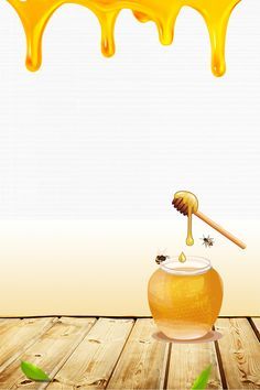 Honey Advertising Poster, Honey Background Aesthetic, Honey Advertising, Honey Craft, Honey Poster, Honey Background, Honey Making, Making Honey, Honey Label Design