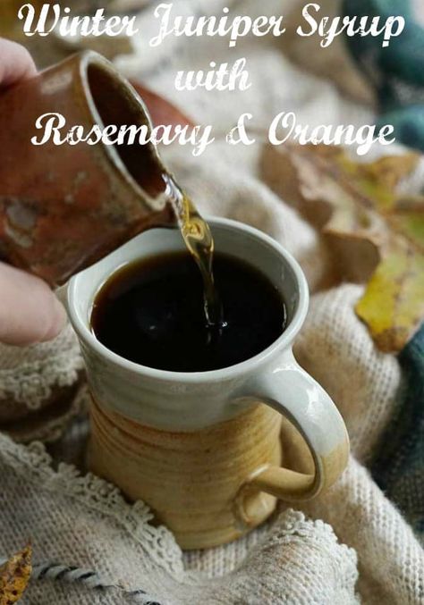 Winter Juniper Syrup with Rosemary and Orange Coffee Health, Coffee Aroma, Coffee Health Benefits, Coffee Photography, Coffee Cafe, Coffee Love, Coffee Addict, Coffee House, Black Coffee