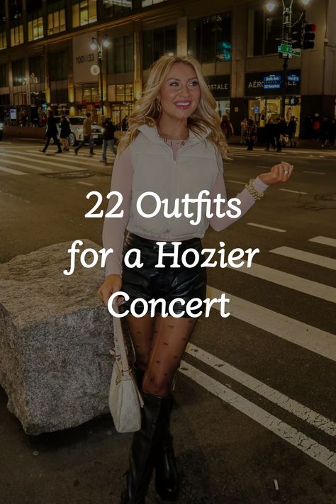 Find the perfect simple, yet aesthetic and cute outfit to rock at your next Hozier concert and steal the show with your style! #OutfitGoals #ConcertReady Outfits For Hozier Concert, Concert Outfit Ideas Hozier, What To Wear To Hozier Concert, Odesza Concert Outfit Ideas, Hozier Concert Outfit Plus Size, Avett Brothers Concert Outfit, What To Wear To A Hozier Concert, Hozier Outfit Ideas, Jam Band Concert Outfit