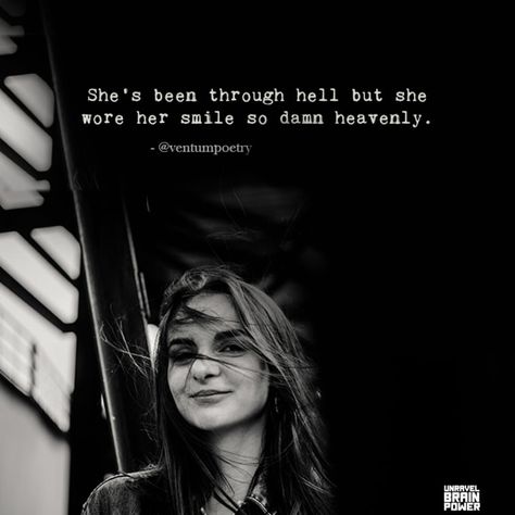 Hell Quotes, Outing Quotes, Feeling Helpless, Heaven And Hell, Stressful Situations, Brain Power, Her Smile, Woman Quotes, Picture Quotes