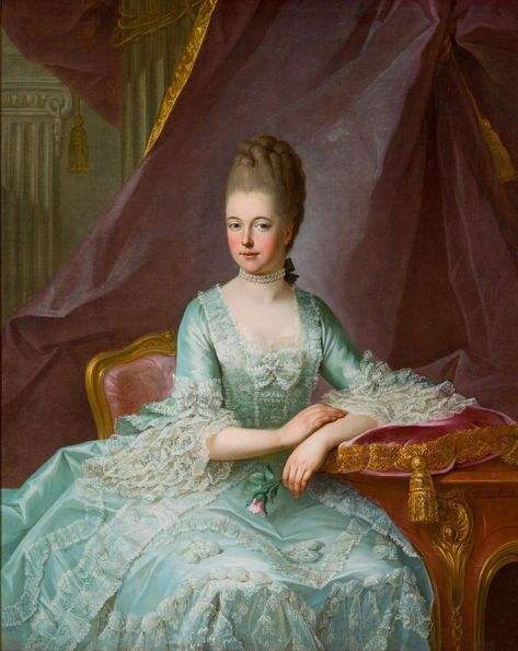 Guillaume de Spinny 1760s Painting, 1700s Portraits, 1760s Fashion, 1770s Fashion, 1780s Fashion, Rococo Painting, 18th Century France, 18th Century Dresses, European Costumes