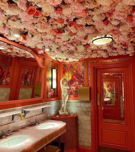 The Ivy Chelsea Garden on Instagram: “Mirror, mirror on the wall, who has the fairest bathrooms of them all? ✨💞” Ivy Chelsea Garden, The Ivy Chelsea, Chelsea Garden, Maximalist Decor, The Ivy, Mirror Mirror On The Wall, Mirror On The Wall, Dream Apartment, Cute Room Decor