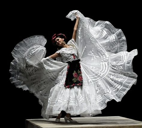 Folklorico Dress, American Girl Ballet, Mexican Dresses Traditional, Folklorico Dresses, Dancing Pose, Mexican Folklore, Traditional Mexican Dress, Ballet Folklorico, Mexican Culture Art