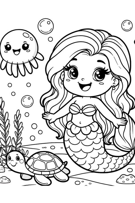 Free Printable Mermaid Coloring Pages        Looking for some fun and educational activities for your kids? These free printable mermaid coloring pages are perfect for a rainy day or a long car ride. They're also great for helping kids develop their fine motor skills and creativity.        #mermaid #coloringpages #freeprintables #kidsactivities #finemotorskills #creativity Mermaid Colouring In Pages, Mermaid Coloring Pages Free Printable, Magical Coloring Pages, Elsa Mermaid, Free Printable Mermaid, Sunday School Coloring Pages, Flag Coloring Pages, Birthday Coloring Pages, Barbie Coloring