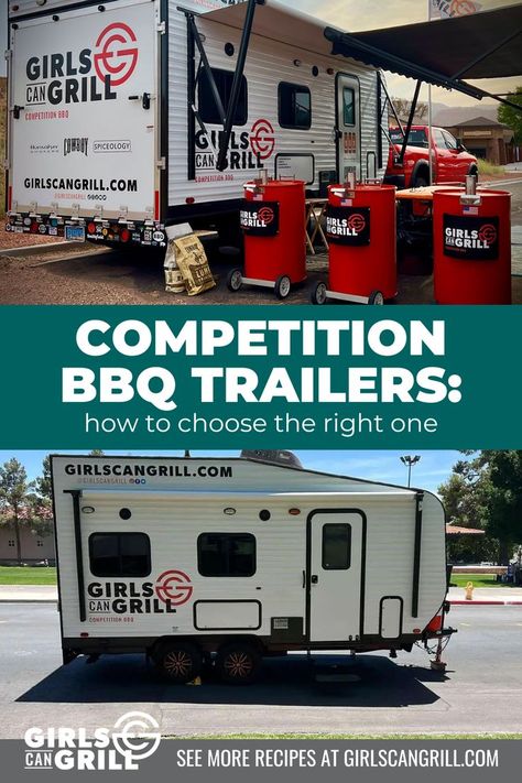 When you’re serious about competition BBQ, you’re probably ready for a competition BBQ trailer. In this week’s BBQ Tips Podcast, Pitmaster Christie Vanover shares her trailer evolution, the type that she is currently using, what sets it apart from others she’s tried and how to choose the right one for you! #competitionbbq #christievanover #pitmaster #bbqtrailer Bbq Competition, Bbq Trailer, Bbq Tips, Bbq Hacks, Choose The Right, Are You The One, Evolution, Podcast, Trailer