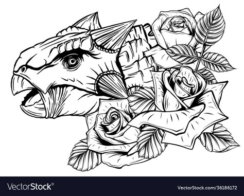 Ankylosaurus Tattoo, Frame Tattoo Design, 23 Tattoo, Dino Tattoo, Frame Tattoo, Halo Eye Makeup, Dinosaur Tattoos, Tattoo Outline Drawing, Art Drawing Sketch