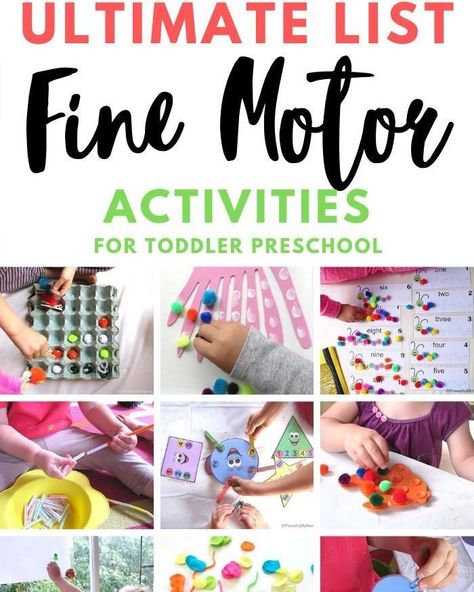 Small Group Preschool, Fine Motor Activities For Toddlers, Motor Activities For Toddlers, Prewriting Skills, Fine Motor Activities For Kids, Fun Activities For Toddlers, Kindergarten Readiness, Preschool Fine Motor, Fine Motor Skills Activities