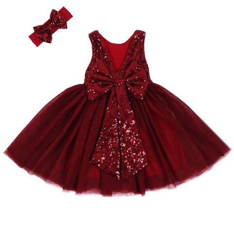 PRICES MAY VARY. 80% Cotton, 20% Polyester 进口 Zipper closure ELEGANT GIRLS TULLE DRESS:Cilucu brand flower girls open back dress with big sparkle bow back and maxi tutu bottom.These new style sequin dress for kids are sure to make your girls day bright and sparkle NO SCRATCHY TO BABY GIRLS SKIN: Lining of wine burgundy maroon sequin dress for girls is soft cotton. COMFORTABLE all day! Sequins of baby dress are on BOTH sides over the top shiny and extra sparkly. Ready to wear to any Posh occasion Kids Party Dress, Flower Girl Dress Baby, Vintage Dress Design, Girls Tulle Dress, Dress Tutu, African Dresses For Kids, Girls Tutu Dresses