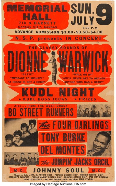 Dionne Warwick, Boxing Posters, Vintage Concert Posters, Music Concert Posters, Vintage Music Posters, Jazz Poster, Soul Singers, Vintage Poster Design, Musical Art