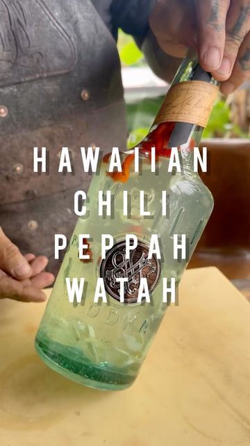 Hawaiian Chili Pepper Water, Chili Pepper Water, Hawaiian Chili, Pepper Vinegar, Hawaii Water, Local Recipes, Chili Pepper, Vinegar, Chili