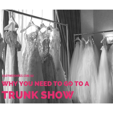 Why you NEED to go to a bridal trunk show | Easy Weddings 💕 Bridal Trunk, Easy Weddings, Site Words, Marriage Life, A Day To Remember, Indoor Wedding, How Many People, Budget Wedding, Simple Weddings