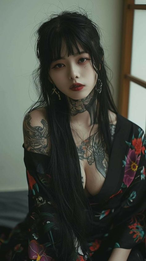 Simple Toner, Yakuza Girl, Brother And Sister Tattoo Ideas, Sister Tattoo Ideas, Geisha Tattoo, Tattoed Women, Inked Babes, Brother And Sister, Everything About You