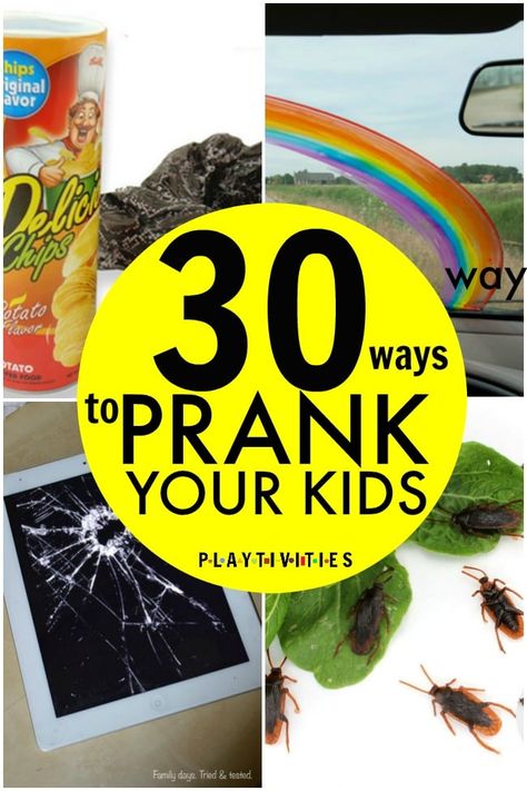 30 WAYS TO PRANK YOUR KIDS. Easy and fun ideas to prank kids! Perfectly fits for Aprils fool day! I promise, it will be really funny!  #PrankForKids #EasyPranksForkIds #IdeasForKids #FamilyActivities #FunFamilyActivities #CoolIdeasForKids #HilariousPranksForKids #AprilsFoolPranksForKids Easy Pranks For Kids, Easy Pranks, April Fool's Prank, Family Guy Quotes, Funny Weekend Quotes, Pranks For Kids, April Fools Pranks, April Fools Joke, Good Pranks