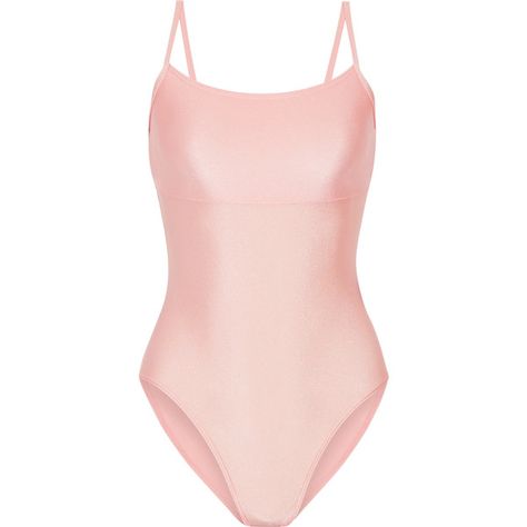 Ballet Beautiful Open-back stretch-jersey leotard ($35) ❤ liked on Polyvore featuring bikini, leotards, playsuits, pastel pink, stretch jersey and ballet beautiful Ballet Png Aesthetic, Victoria's Secret Aesthetic, Clothing Png, Sports Academy, Ballet Wear, Pink Leotard, Mcu Dr, Pink Tights, Girls Ballet