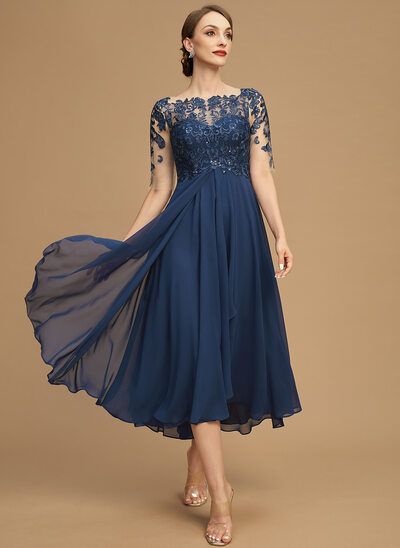 Mother Of Bride Cocktail Dresses, Mother Of The Groom Dresses Tea Length, Navy Blue Mother Of The Groom Dresses, Mother Of The Bride Cocktail Dresses, Mother Of The Bride Dresses Tea Length, Formal A Line Dresses, Chiffon Mother Of The Bride Dresses, Elegant Mother Of The Bride Dresses Summer, Vintage Mother Of The Bride Dresses