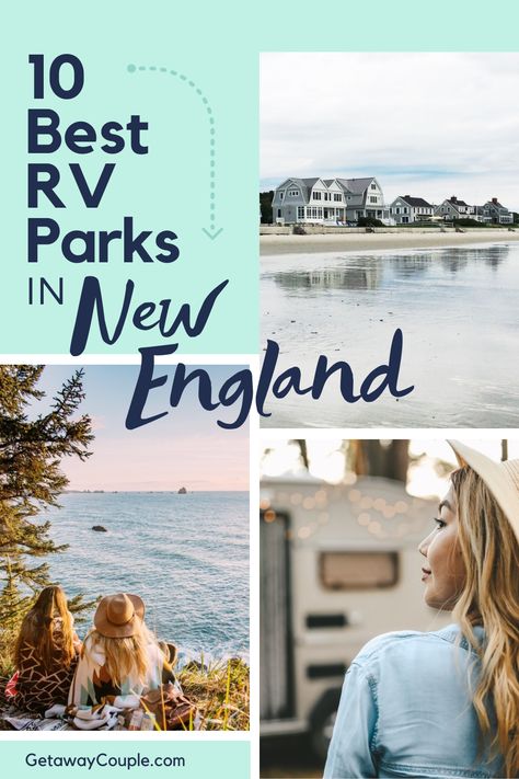 Learn why you should visit the amazing New England area on your next trip, and where to find the best RV parks for your stay. 10 Best RV Parks in New England Camping In New England, New England Rv Road Trip, New England Camping Road Trip, Couples Camping, Portsmouth New Hampshire, Beach Road Trip, Camping In Maine, Best Rv Parks, New England Coast