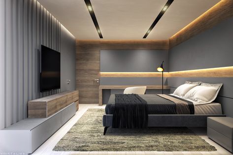 4x4 Bedroom Design, Beautiful Ceiling Designs, Profile Light, Bedroom False Ceiling, Living Room Tv Unit Designs, Modern Luxury Bedroom, Bed Design Modern, Bedroom False Ceiling Design, Room Door Design