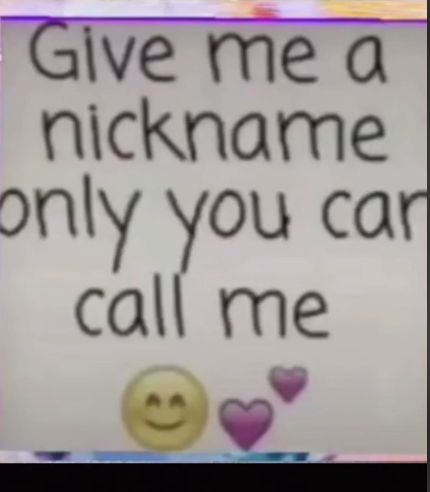 Give Me A Nickname Only You Can Call Me, Give Me A Nickname, Cute Text Quotes, I Call You, Text Quotes, Cute Texts, You Call, Perfect Man, When He