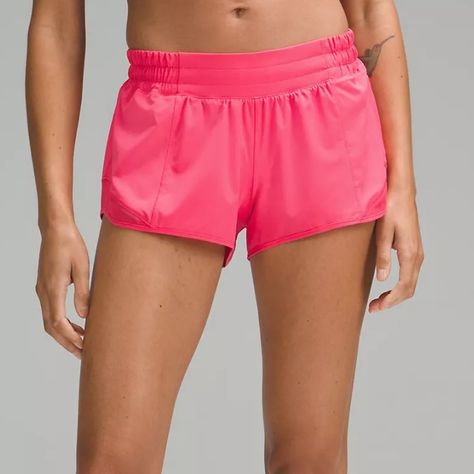 Nwt Lululemon Hotty Hot Low-Rise Lined Short 2.5" The Color Is Lip Gloss (Lipg) Built-In Liner Offers Extra Coverage Continuous Drawcord Is Easy To Cinch And Won't Get Lost In The Wash Discreet Zippered Pocket In Seam For Small Items Secret Stash Pocket In The Liner Reflective Details Size 8 Reasonable Offers Welcome Black Lululemon Shorts, Lululemon Speed Up Shorts, Lululemon Hotty Hot Shorts, Hotty Hot Shorts, Black And White Shorts, Low Rise Shorts, Mid Rise Shorts, Lululemon Shorts, Shorts Athletic