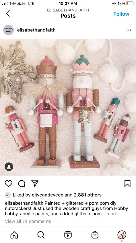 Nutcracker Ideas, Nutcracker Decor, Nutcracker Christmas Decorations, Pink Christmas Decorations, Christmas Interiors, Navidad Diy, Felt Christmas Ornaments, Magical Christmas, Holiday Wishes