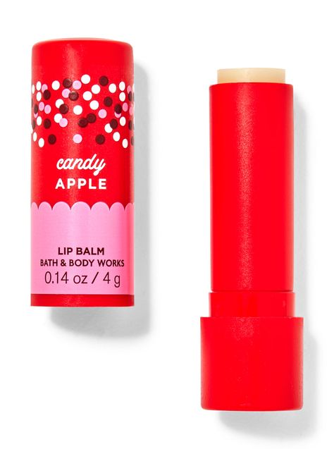 Chapstick Lip Balm, Vanilla Lip Balm, Christmas Fragrance, Bath N Body Works, Lip Gloss Balm, Best Lip Gloss, Flavored Lip Balm, Bath And Bodyworks, Candy Apple