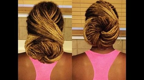 Blonde Locs, Locs Bun, Loc Updo, Fair Wedding, Sisterlocks Styles, Locs Styles, Short Locs, Beautiful Locs, Sister Locs