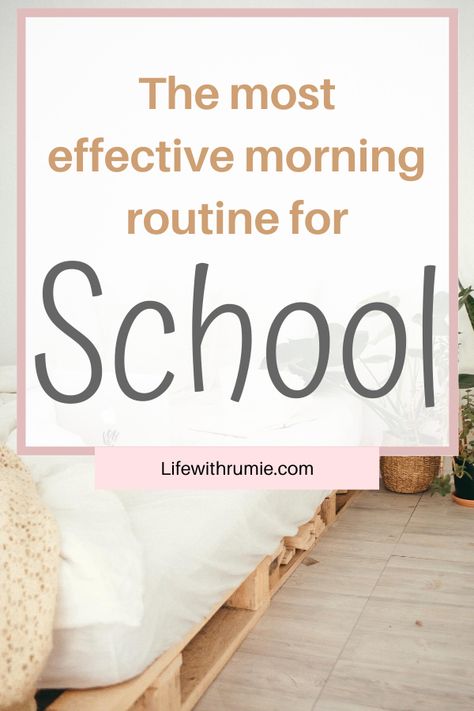 Having a great school morning routine is important. Here is why you need one and the perfect morning routine i have created just for you. Easy Morning Routine, Morning Routine School, Easy Morning, Sleep Early, Be Kind To Everyone, I Wish I Knew, When You Know, Stressed Out, How To Apply Makeup