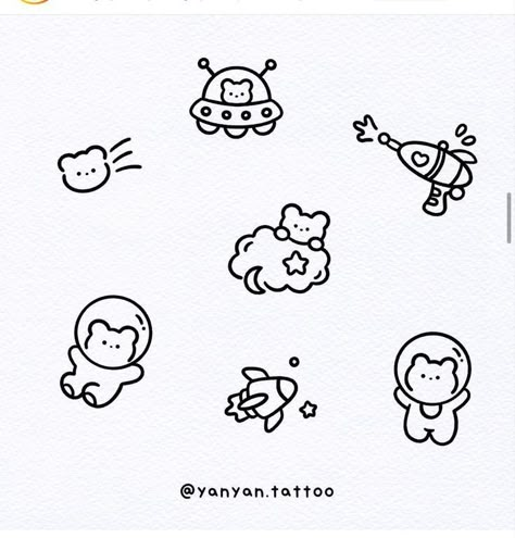 달력 디자인, Cute Easy Doodles, Cute Little Tattoos, Minimalist Tattoos, Easy Doodle Art, Little Doodles, Easy Doodles Drawings, Cute Doodles Drawings, Cute Doodle Art