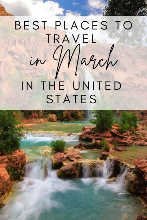 Spring Break Family Destinations, Spring Break 2024, Spring Break Family Vacations, Havasupai Falls Arizona, Best Us Vacations, Spring Break Destinations Families, Spring Break Locations, Usa Vacation Destinations, Best Spring Break Destinations