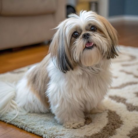 Shih Tzus are small, sturdy dogs that typically weigh between 9 to 16 pounds.#shihtzu #dogs #puppies Black Siberian Husky, American Bulldog Puppies, Top 10 Dog Breeds, Puppy Haircut, Shitzu Dogs, Dog Language, Animals Amazing, Shih Tzu Puppy, Maltese Dogs