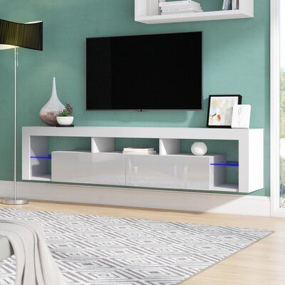 Centro Tv, Ikea Stand, Deco Tv, Wall Mount Tv Stand, Tv Stand Bookshelf, Floating Entertainment Center, Diy Entertainment, Floating Tv Stand, Floating Tv